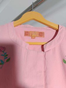 Pink Set Elf Brand With Dupatta And Pant