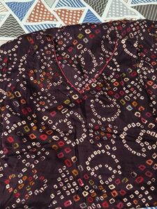 Beautiful Bandhani Print single Kurta