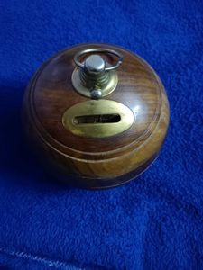 Wooden Coin Bank