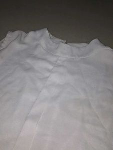 Elegant Sleeveless White Top