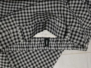 Gingham Check Trousers