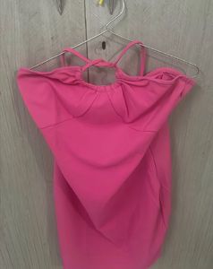 Pink Bodycon Mini Dress