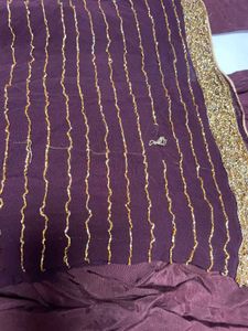 Embellished Georgette Kurta Sharara Set