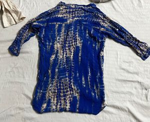 Blue Tie Dye Shirt