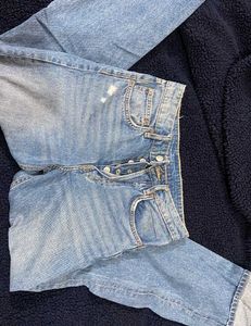 Distressed H&amp;M Blue Denim Jeans