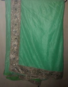 Green Saree 🥻
