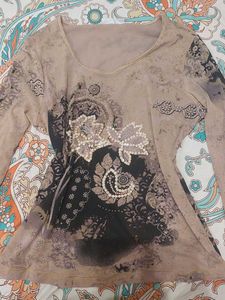 Y2K Embellished Top