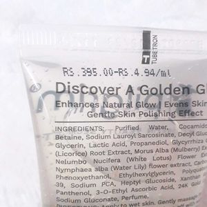 Pilgrim 24k Gold Gel Facewash with Korean White Lo