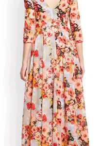 Floral Print Maxi Dress