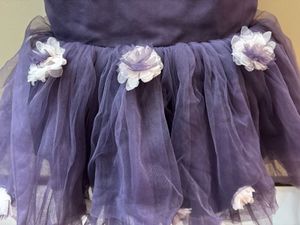 Purple Tulle Flower Girl Dress
