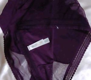 Purple Mesh Panty