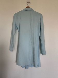 blazing blue blazer dress