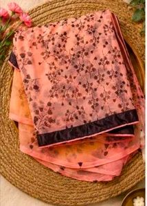 Floral Print Saree