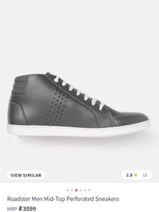 Stylish Grey High-Top Sneakers