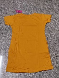 Yellow "Shine" long T-Shirt