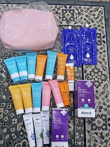 Beauty Skincare Set with Pouch