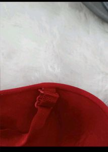 Padded Bra - Red &amp; Grey