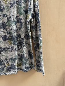Floral Print Long Sleeve Top