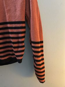 Striped Crop Knit Sweater