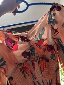 Floral Smocked Crop Top