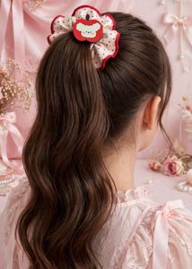 Cute Apple Bear Scrunchie| Kawaii edition