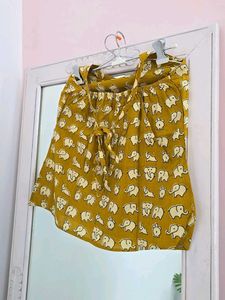 Quintessentials Cotton Printed Halter Top