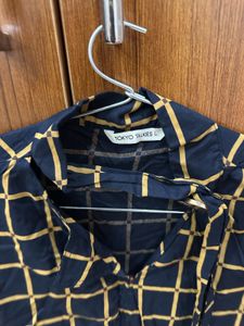 Tokyo Tapes Geometric Print Shirt