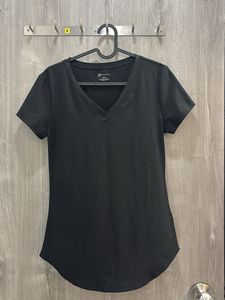 Classic Black V-Neck T-Shirt
