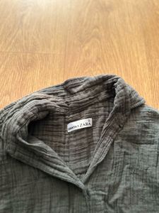 Classic Charcoal Grey Button-Up Shirt