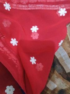 Red Saree