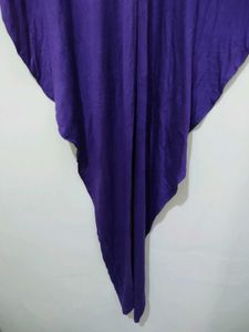 Purple Viscose Dhoti Salwar