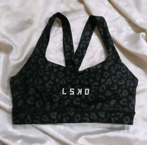 Leopard Print Sports Bra