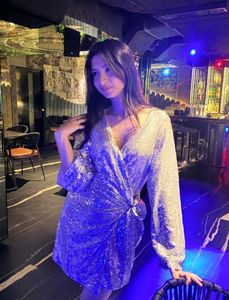 Sparkling Wrap Dress