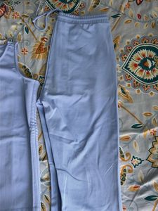 Sleek Periwinkle Sleeveless Top and Pant