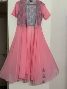 Elegant Pink Kurta Set with Palazzo