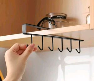 Under Shelf Hanging Hook Rack- pack of two