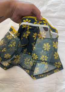 Men's Sheer Floral Boxer Briefs