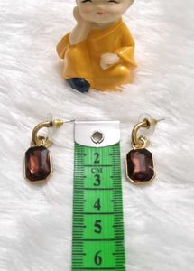 Elegant Gemstone Drop Earrings