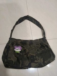 Handmade Camo Tote Bag