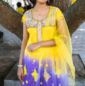 Free Shipping New Anarkali Churidar Set