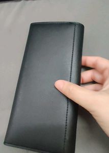 Archies Black Wallet with golden Heart Detail