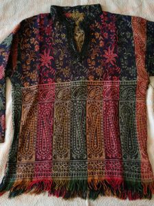 Vibrant Paisley Print Kurta