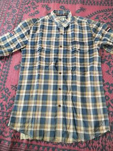 Blue Checks Full Hands Shirt