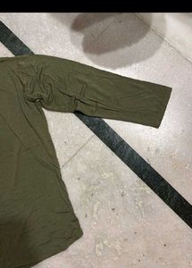 Olive Green Casual Tee