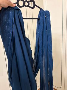 indya luxe Elegant Navy Blue dress
