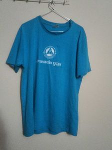 Blue "sivananda Yoga" T-Shirt (large)
