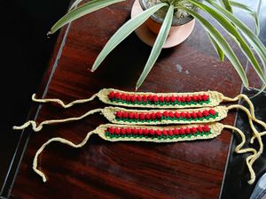 Handmade Crochet Rose Hair band - 1 Pc
