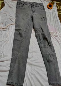 Grey Denim Jeans