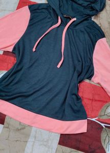 Stylish Color Block Hoodie