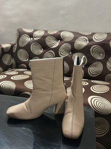 Chic Square Toe Block Heel Ankle Boots